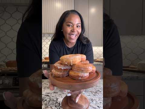Fluffy Homemade Donuts! #recipe #homemadedonutsrecipe #donuts #homemadedonutrecipe #cooking