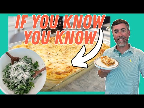 FORGOTTEN FAVORITES THAT MAKE THE BEST WEEKNIGHT DINNER | SPAGHETTI PIE & KALE SALAD