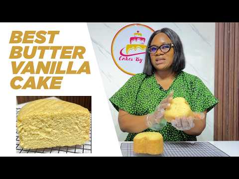Free Fluffy Vanilla Cake Recipe✨#cakesbyife