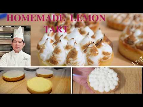 French Lemon Tart Recipe ( Homemade tart by Pro Pastry ChefJude)