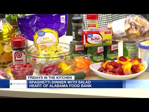 Fridays in the Kitchen: Spaghetti dinner with Salad