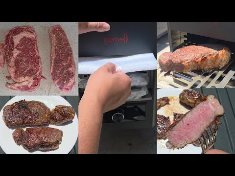 Gemelli Passion for Food Gourmet Electric Steak Grille Grill Unboxing Sous Vide High Heat Sear Test