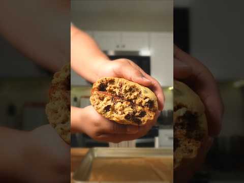 GIANT chocolate chip cookies will put you in a coma and then revive you. #cookies #baking