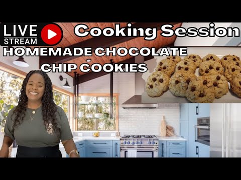 Gina Young LIVE COOKING SESSION HOMEMADE CHOCOLATE CHIP COOKIES PULL UP