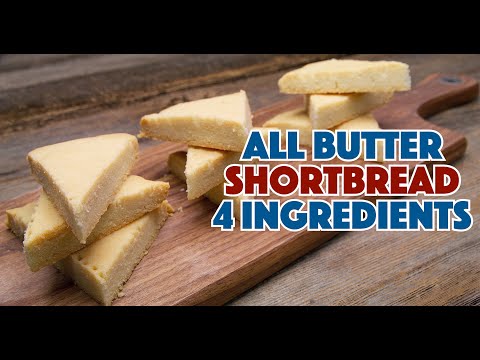 Gran's Scottish Shortbread Recipe – 4 Ingredients! Glen And Friends Cooking