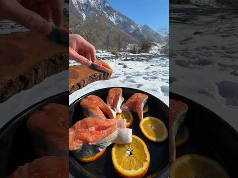Grilled fish with orange🤤
