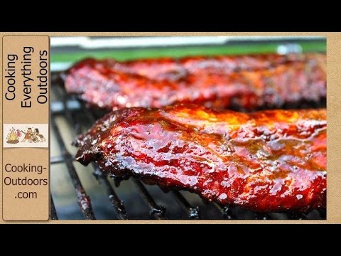 Grilling Asian Inspired Baby Back Ribs on "The Beast Grill"