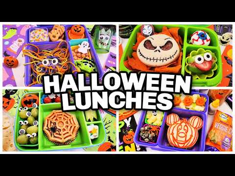 HALLOWEEN LUNCHES that are SCARY EASY to Make + Halloween COSTUME REVEAL for our BIG Family!