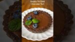 Healthy No-bake Chocolate Tart 🫐♥️