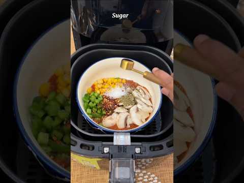 Healthy One Pot Millet Pasta Recipe in Air Fryer😋#shorts #viral #trending #youtubeshorts #reels #yt