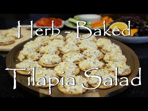 Herb-Baked Tilapia Salad – A Fresh & Light Meal