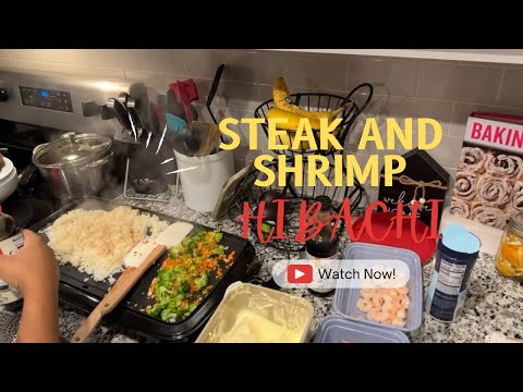 Hibachi style steak and shrimp recipe at home | EASY RECIPE