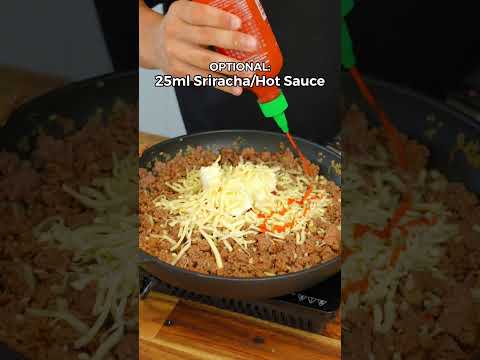 High Protein & Low Calorie Creamy Beef & Cheese Burritos🌯 #foodie #fitness #recipe