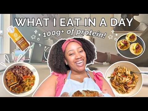 High-Protein Vegan What I Eat in a Day (100g+ Plant-Based Protein!)