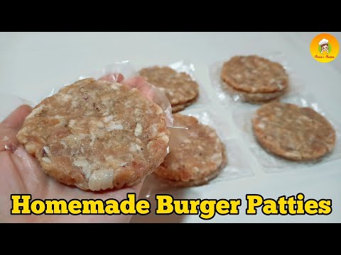 HOMEMADE BURGER PATTIES | How to make Burger Patty | Pork Burger Patty Recipe | Karen's Kusina