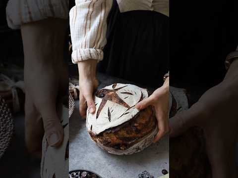 Homemade Chocolate Butter, and Raspberry Jam with Marble Sourdough #bread