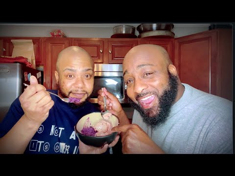 Homemade FroYo, Blueberry & Strawberry Mango #deliciousness