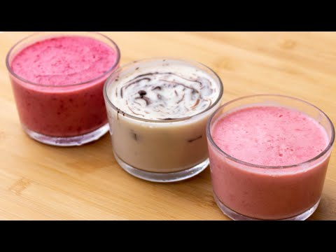 Homemade Frozen Yogurt with just 3 ingredients (No Ice Cream Machine)