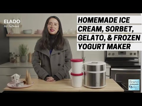 Homemade Ice Cream w/ Elado Ice Cream, Sorbet, Gelato & Frozen Yogurt Maker.
