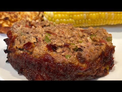 Homemade Meatloaf with Pepper & Onion Relish – Simple and Delicious