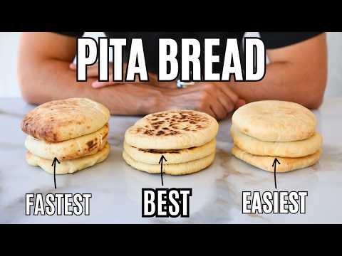 Homemade Pita Bread Recipe – 3 Easy Methods
