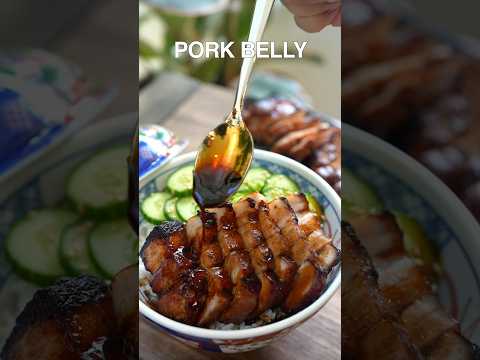 HONEY GLAZED PORK BELLY (AIR FRYER)