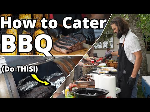How I CATER large BBQ events ALL BY MYSELF