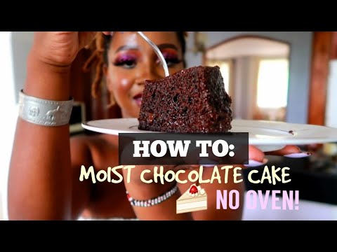 HOW TO BAKE A MOIST CHOCOLATE CAKE WITHOUT AN OVEN | SPRINKLEOFSASS