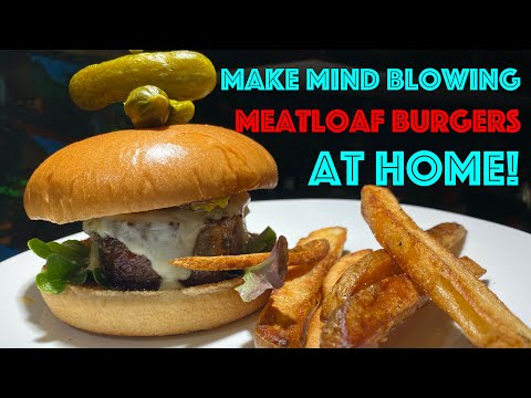 HOW TO COOK GOURMET MEATLOAF BURGERS! Step by step instruction & recipe.