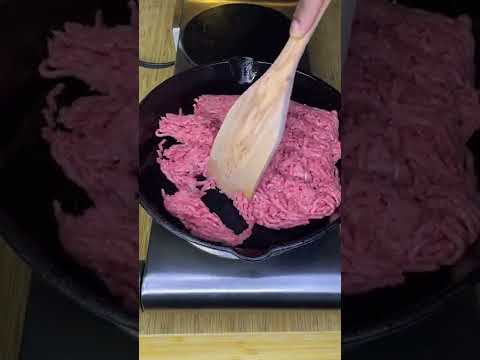 How to cook ground beef. (Yes seriously)