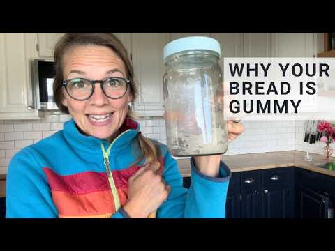 How to fix Thick Sticky Dense Gummy Sourdough Bread; from Starter to Making Dough to Baking a Loaf