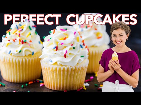 How to Get PERFECT VANILLA CUPCAKES Every Time