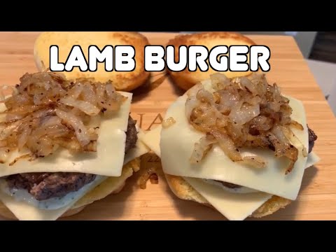 How to Grill a Delicious Lamb Burger with a Cool mint sauce