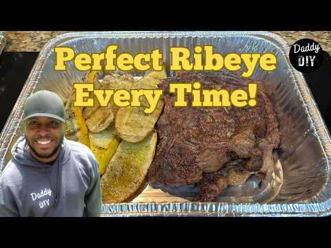 How to Grill Perfect Ribeye Steaks | Two-Zone Charcoal Grilling with Hickory Smoke