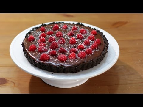 How to Make a Chocolate Tart – Easy No Bake Chocolate Raspberry Tart Recipe