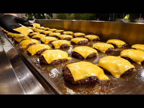 How to make a Juicy Beef Cheeseburger – Korean food