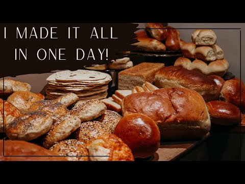 How to make a MONTH of BREAD items in ONE Day! | Homemaking on the Homestead