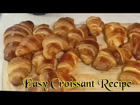 How To Make A Quick Croissant Recipe Easy/Croissants For Beginners