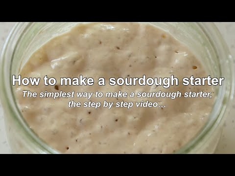 How to make a sourdough starter: full step by step guide, hints and tips, see description for more..