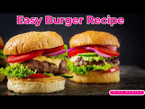 How to Make Burgers at Home | Perfect Beef Burger Recipe