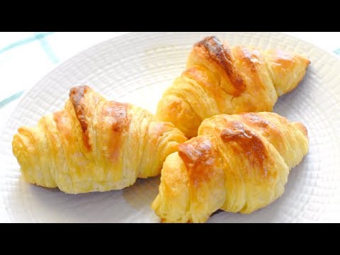 How to make croissants :Easy croissant recipe / Butter croissant recipe