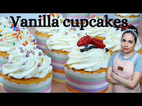 How to make DELICIOUS VANILLA CUPCAKES | My BEST RECIPE | Villa cocina