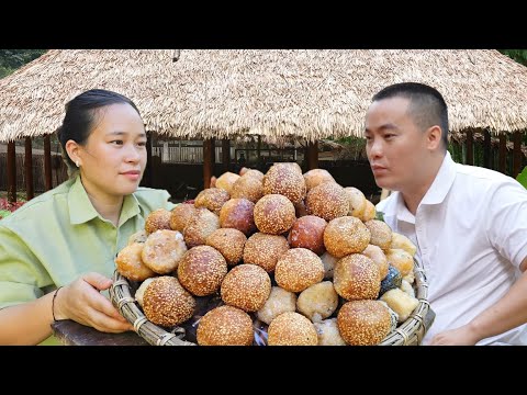 How to Make Donuts | Homemade Donut Recipe & Sell at Market – Ly Thi Ca