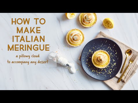 How To Make ITALIAN MERINGUE | We Made Lemon Tarts Ahead Of Time to Top the Meringues Onto & Tasting
