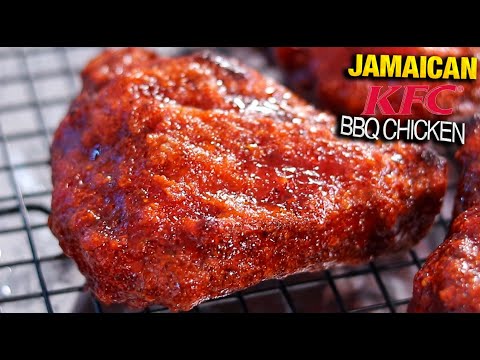 How To Make JAMAICAN  KFC CRISPY FRIED BBQ CHICKEN |Detailed Recipe | MukBang | Hawt Chef