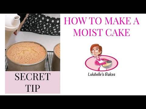 How to make moist cakes
