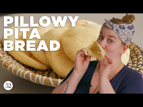 How to Make Pita Bread | Bake It Up a Notch Bite Size