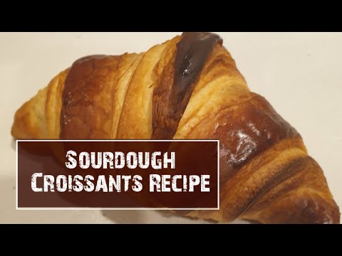 How to make Sourdough Croissants- the best recipe as it was made on Bastille day.