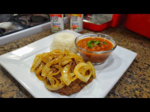 How to make Steak and Onions (Bistec Encebollado) Puerto Rican Style