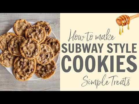 How to make SUBWAY Chocolate chip Cookies! Recipe #Shorts